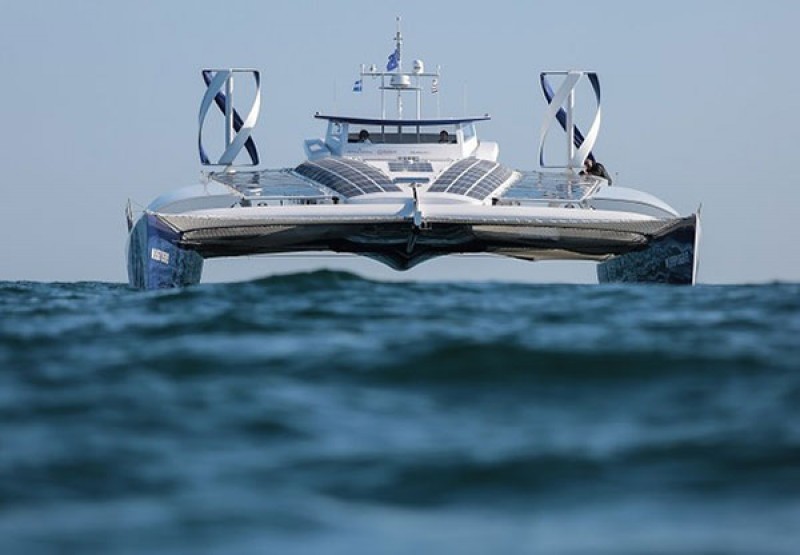 Barco fará viagem de 6 anos pelo mundo usando só energia renovável